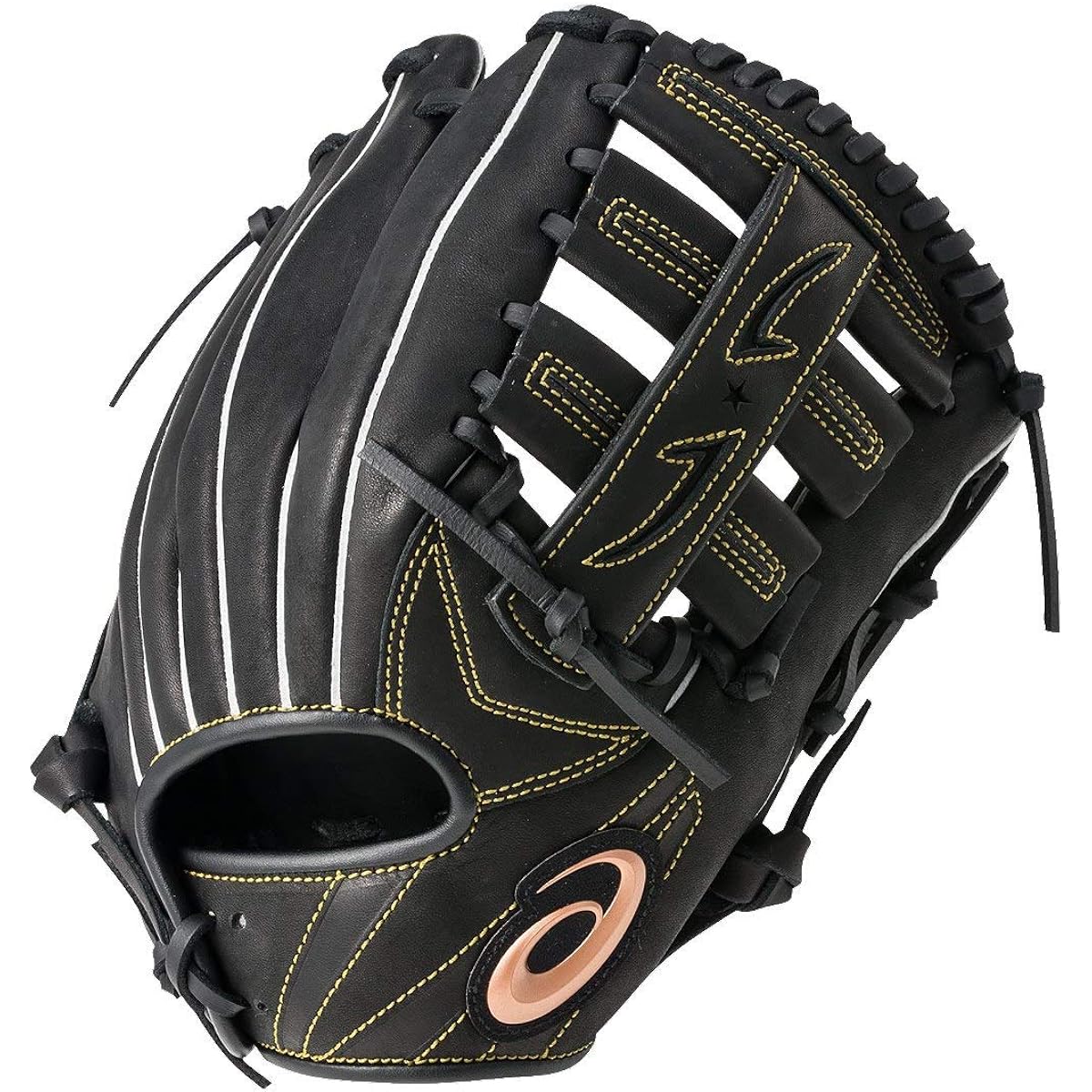 ASICS Soft Baseball Gloves for Boys All Positions Suzuki Player Model Pro Model Size Medium 3124A092 Black 001 LH (Right Thrower)