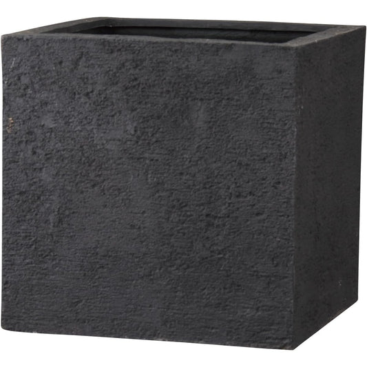Green Pot Ligande Cube Black 40cm EB-PL872040BM