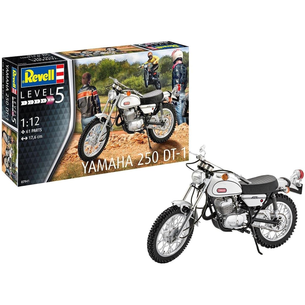 German Level 1/12 Yamaha 250 DT-1 Plastic Model 07941