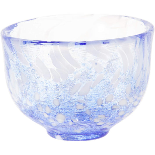 Toyo Sasaki Glass Cold Sake Glass Sake Cup/Sake Kuri Cup Made in Japan (Sold in Case) Blue Approx. 60ml 72 pieces WA512