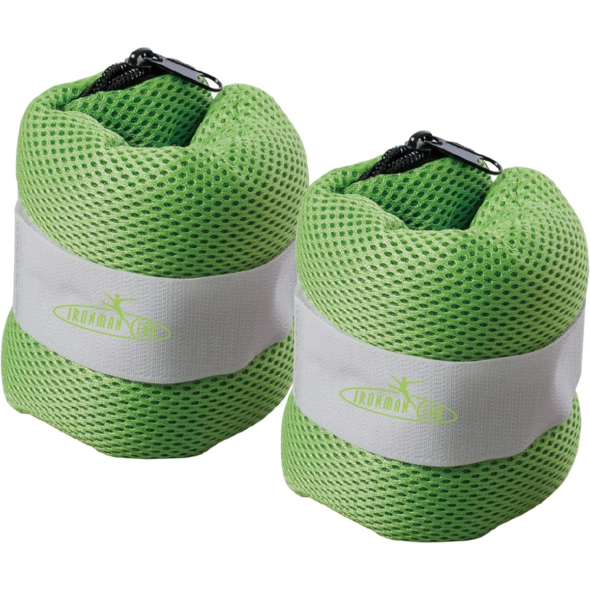 IRONMAN CLUB Mesh Wrist & Ankle Weight <0.5 kg KW-503 Pink/1.0kg KW-504 Green> Washable Soft Type Set of 2 Wrist/Ankle Training
