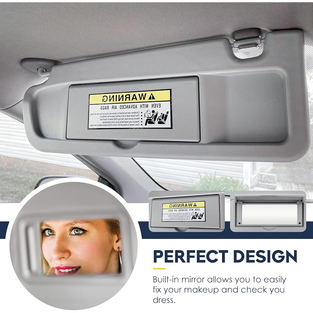 Left driver's side Sanbizer Honda Vick 2006 2007 2008 2009 2009 2010 2011 EX LX Sedan SI Coupe, 83280-SNA-A01ZA No replacement gray light