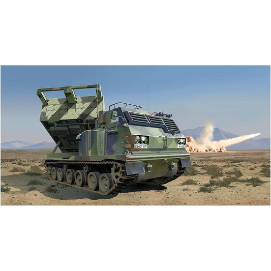 Trumpeter 1/35 US Army M270/A1 MLRS Multiple Rocket System Plastic Model 01049 Gray