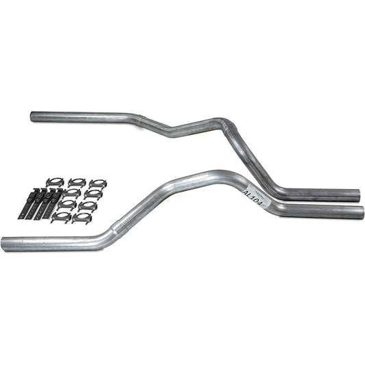 Truck exhaust kit -SHOP LINE dual exhaust system 2.5 AL Pipe muffler