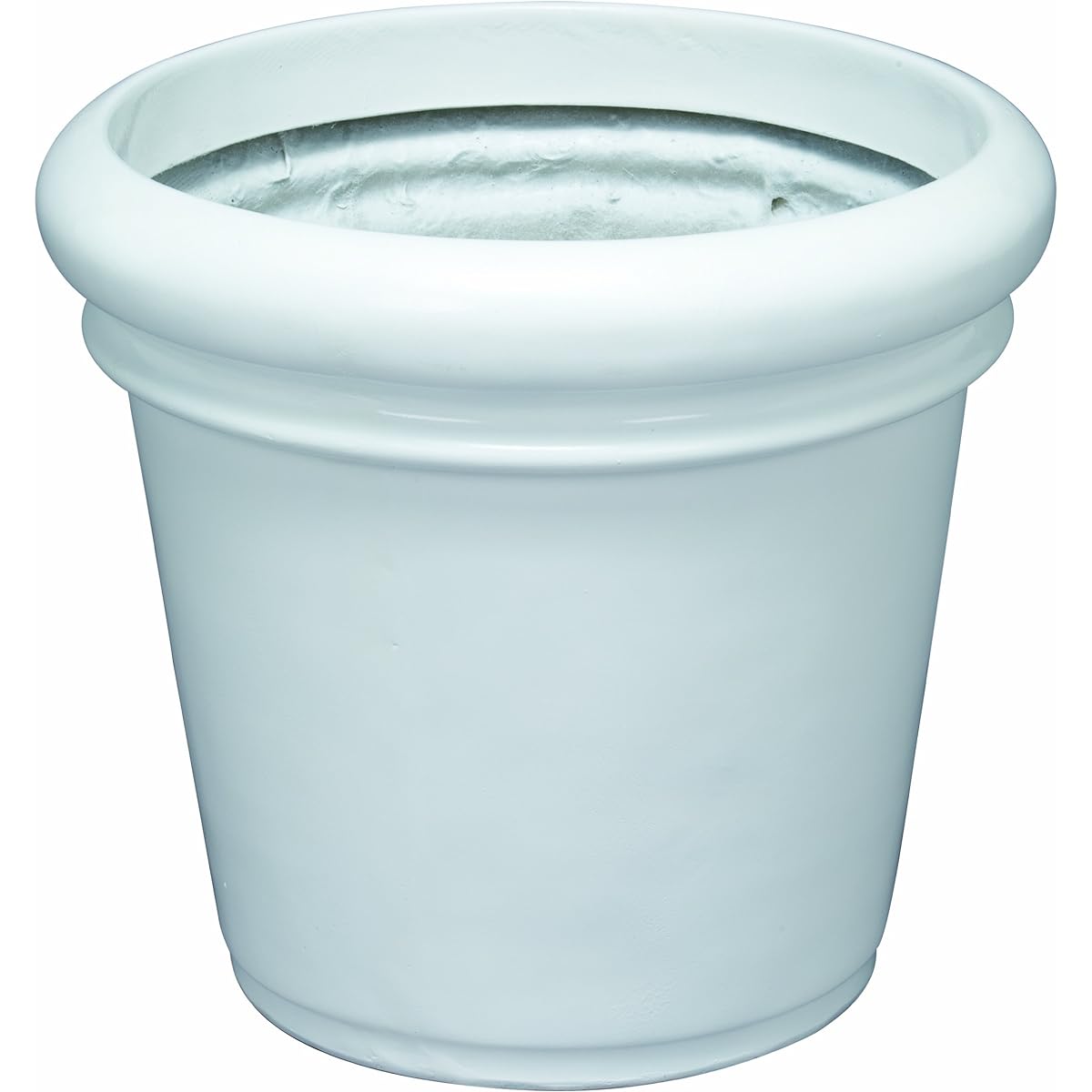 Yamato Plastic Pot Cover & Pot Ceraplus Bottom Perforated φ500 x H450 50 Type White