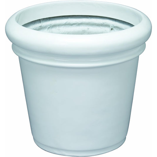 Yamato Plastic Pot Cover & Pot Ceraplus Bottom Perforated φ500 x H450 50 Type White