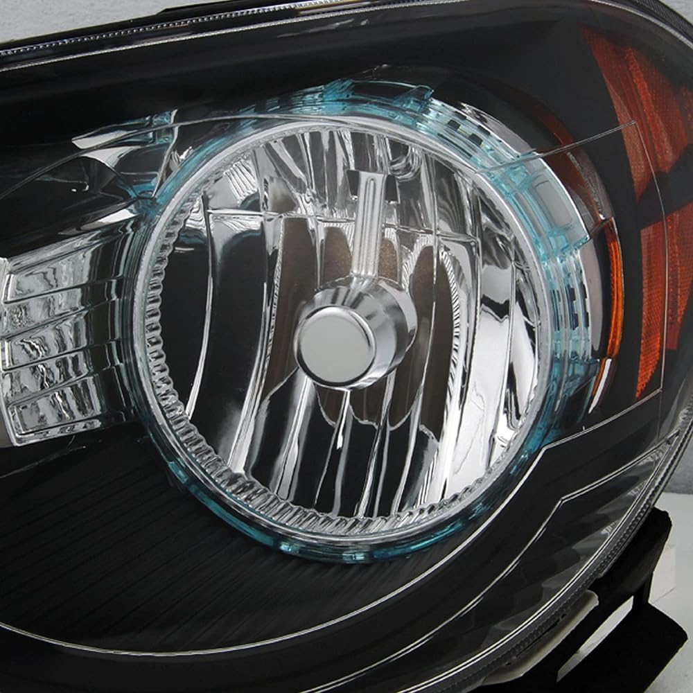CHEVY MALIBU OE Replacement Black Bezel Headlight Driver/Suplane Seat Head Lamp Pair