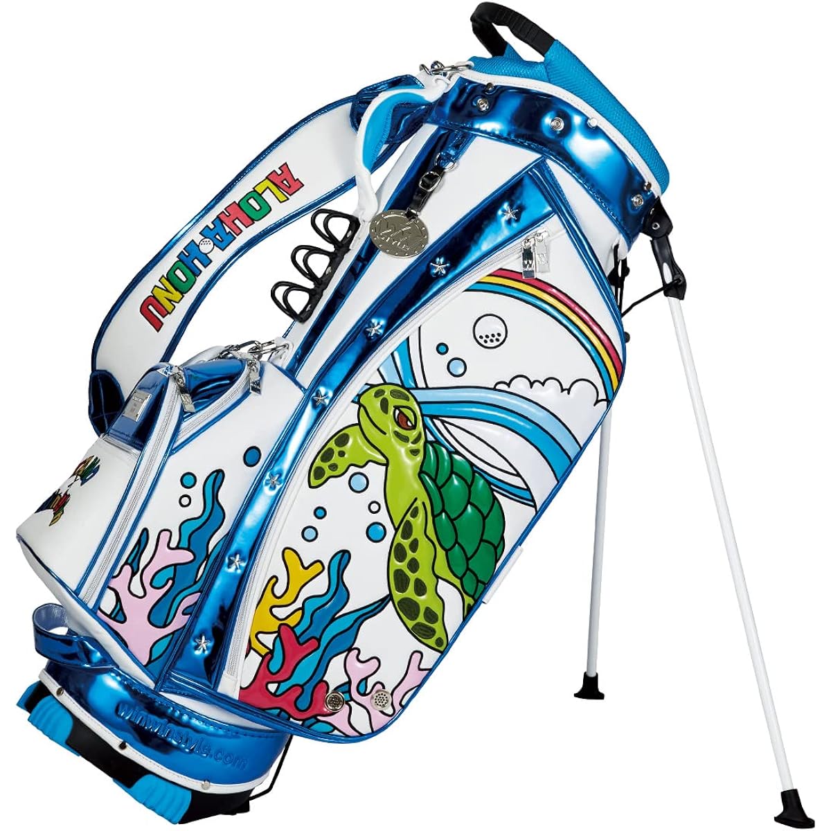 WINWIN STYLE ALOHA HONU STAND BAG LEM Stand Bag CB-502 WH [Aloha Honu/TAMO collaboration model]