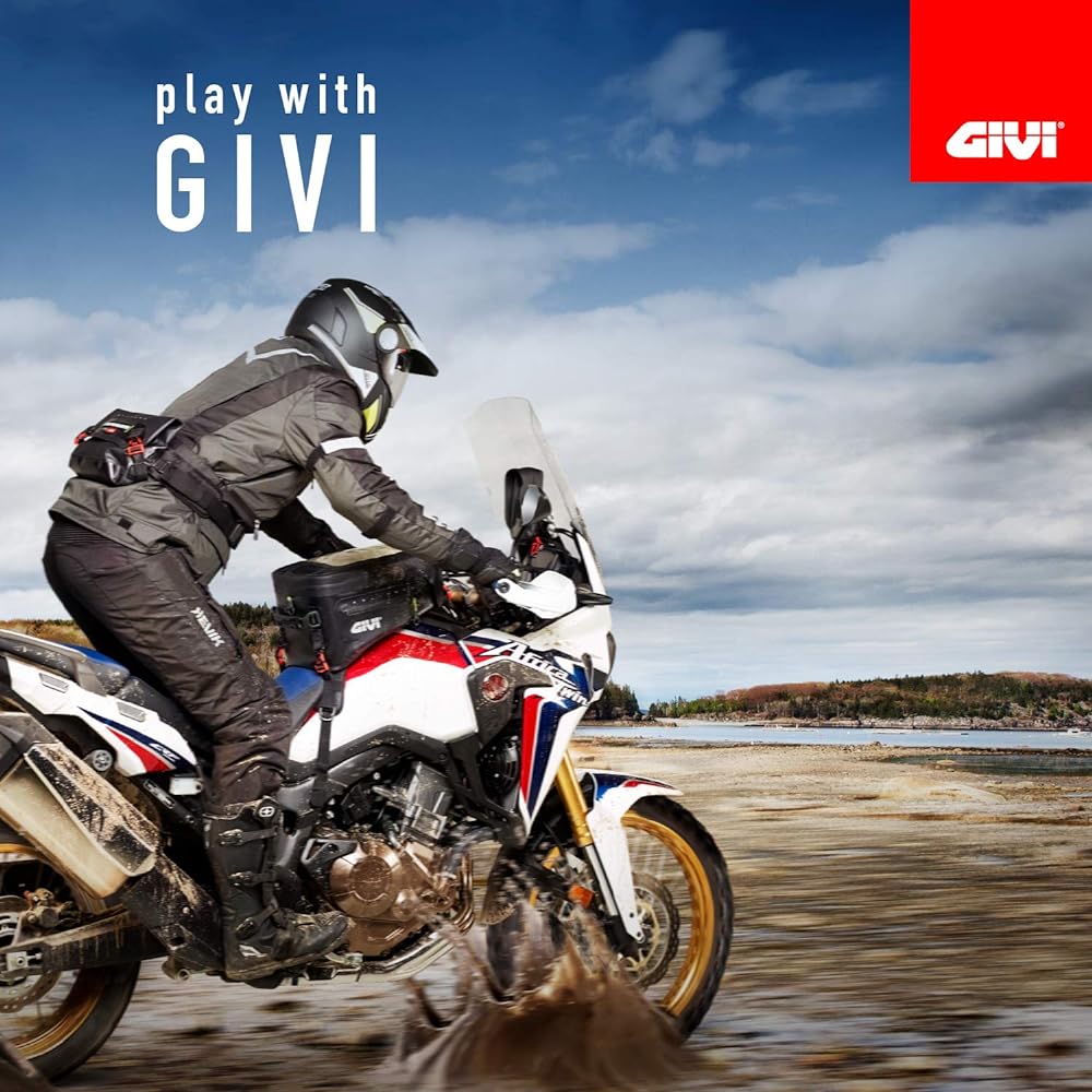 GIVI Motorcycle Tank Bag 10L with Smartphone Holder, Variable Capacity, NC750X (16-20) Only, Belt Fixed EA116 97576