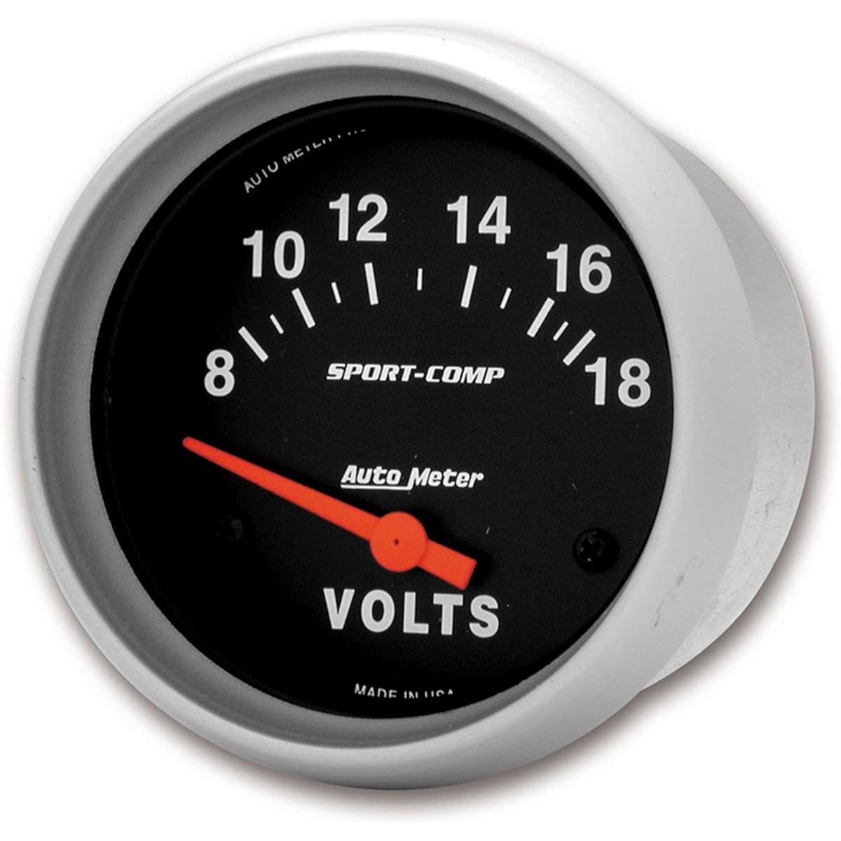 AUTO METER 3592 SPORT-COMP Electrical Voltanometer Gauge Regular 2.65 inches