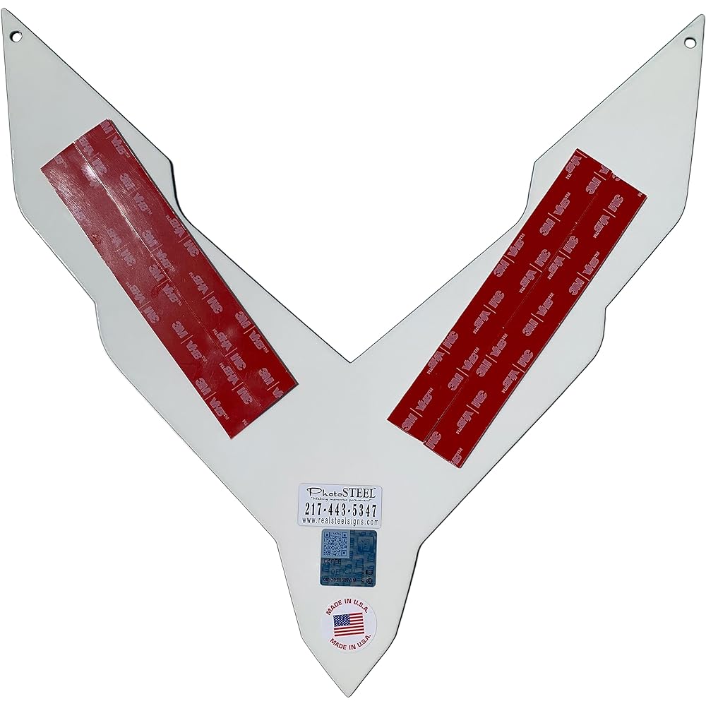 C8 Corvette Trunk Cross Flag Metal Under Rid Frank Emblem Configuring: After 2020