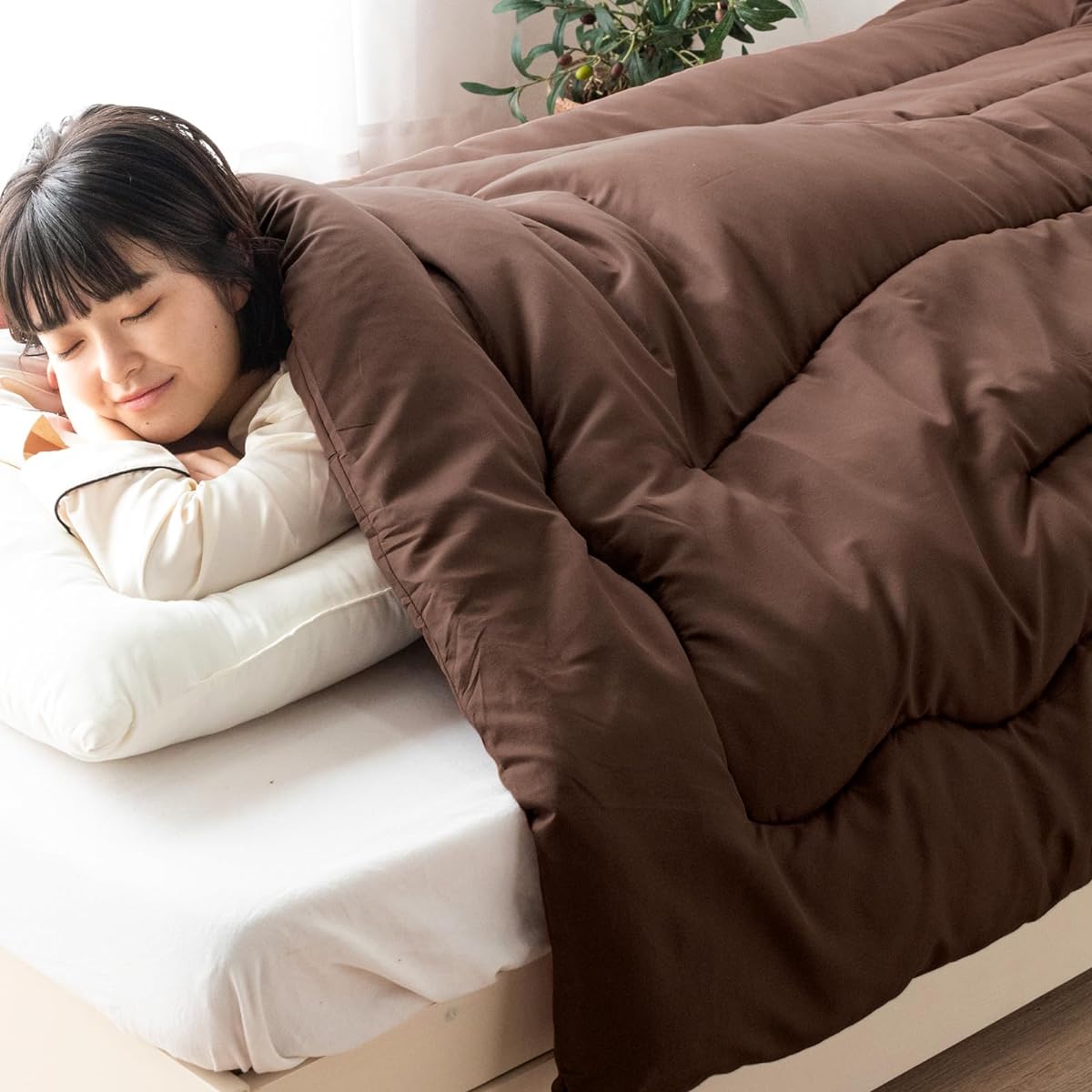 Tansu no Gen Comforter Single Made in Japan [Thinsulate ULTRA200 Fully Used] Toray FT Cotton Washable Winter Warm Brown 10460009(90402)