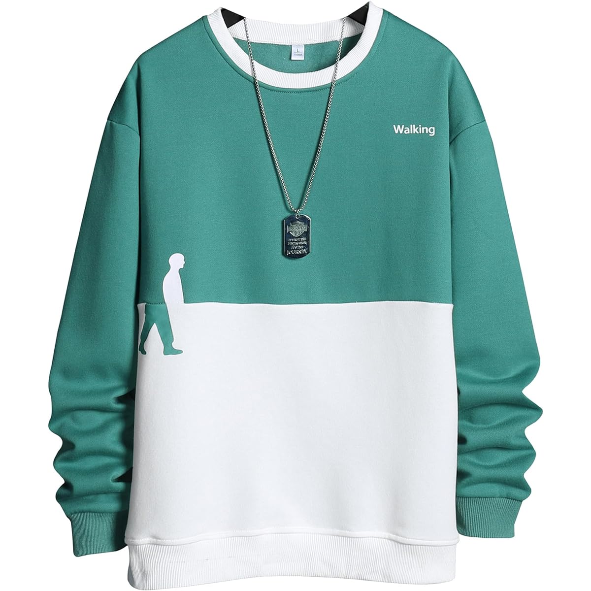 [Poperdision] Sweatshirt Men's Autumn Clothes Long Sleeve Pullover Sweatshirt Torena Popular Tops Large Size Sweatshirt Stylish Clothing Cool Pull Hoodie Casual Torena Original Autumn Winter Spring