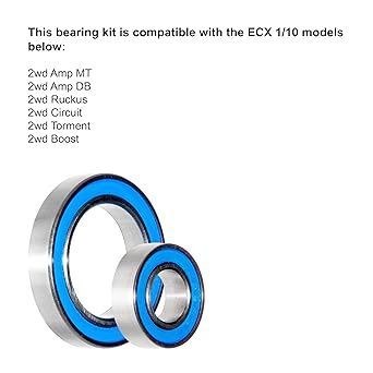 Winter Evening Bearing Kit ECX 1/10 2WD Boost, Ruckus, TORMENT, AMP (15)