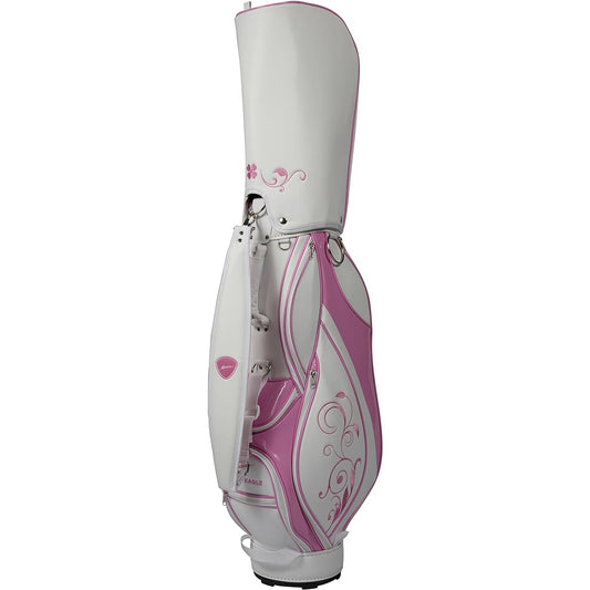 WORLD EAGLE Women's Caddy Bag G510 White/Pink [Parallel Import]