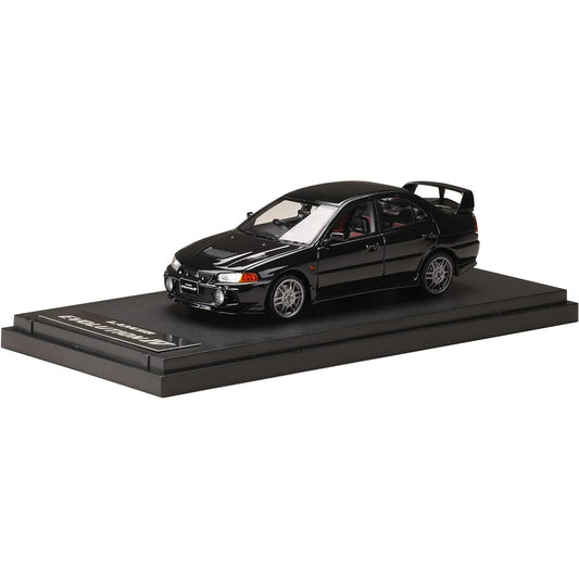 MARK43 1/43 Mitsubishi Lancer GSR Evolution IV (CN9A) Pyrenees Black Finished Product