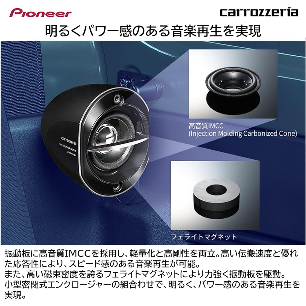 Pioneer Pioneer Speaker TS-STX510-B Black Satellite Speaker Carrozzeria