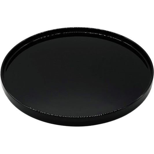 Wajima-nuri round tray 9 inch black WA6-3