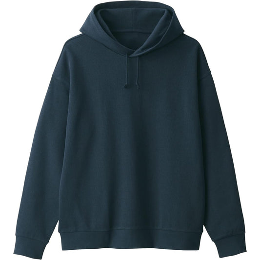 MUJI Sweatshirt Double Knit Pull Parka Men's
