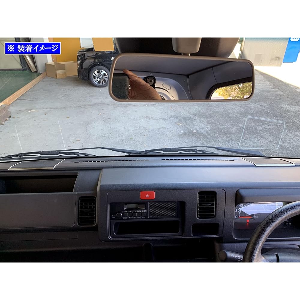 BRIGHTZ Hijet Truck S500P S510P Early Super Mirror Stainless Plating Dashboard Speaker Ring 2PC [SPEAKER-096] S500 S510 S 500 510 Hijet Truck 45829