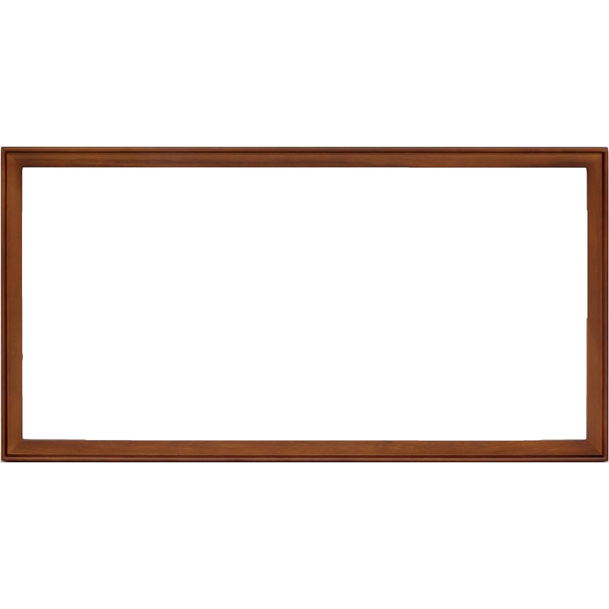 Large horizontal frame 600x300 Brown Acrylic 9787 Body size: 626 x 326 x 23mm Material: Wooden