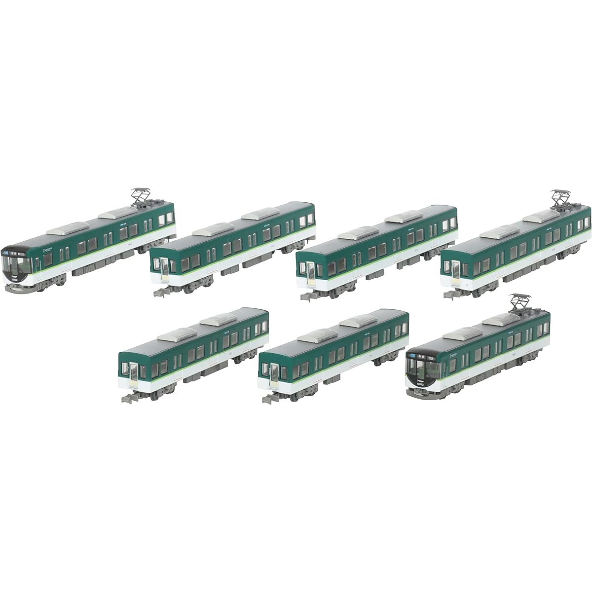 Railway Collection Iron Collection Keihan Electric Railway 13000 Series 7-Car Set C Diorama Supplies (Manufacturer's First Order Limited Production) 318309
