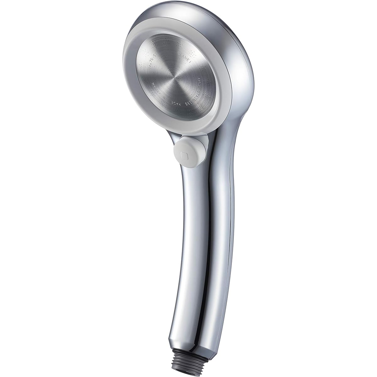 SANEI Shower Head Rainy Metallic Hand Stop Water Saving Rate 50% Ultra Fine Water Stream Increased Momentum White PS313-81XA-C