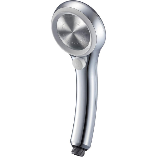 SANEI Shower Head Rainy Metallic Hand Stop Water Saving Rate 50% Ultra Fine Water Stream Increased Momentum White PS313-81XA-C