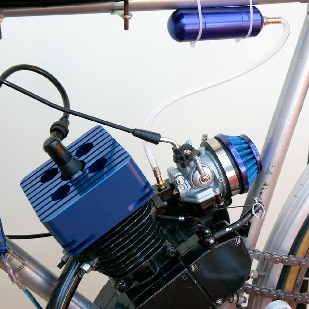 66cc/80cc engine motor bicycle for HGC CNC Blue Cylinder Head Racing