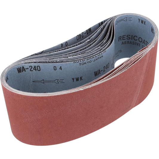 Kyocera Old Ryobi Endless Belt Belt Sander BE-3210 for B-7076 10 Piece Set 76 x 533mm WA #240 6611211