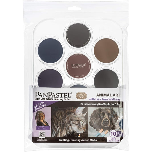 PanPastel 30084 Lisa's Animal Art Kit 10 Color Set 318444