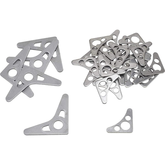 SPEEDWAY MOTORS Roll Cage Shaba Steel Welding Gasset Plate with Plate Hole 25 m 0.105 inch thickness 1-3/4 inch x 1-3/4 inch gusset and 5 L thickness 0.125 inch x 4 inch gasette