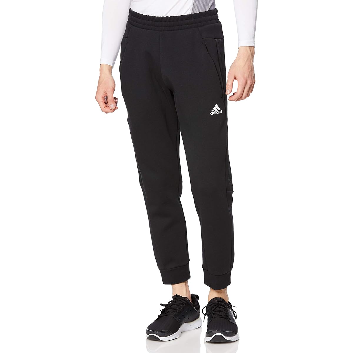 Adidas 49220 Men's Sweat Double Knit 3 Stripes Pants
