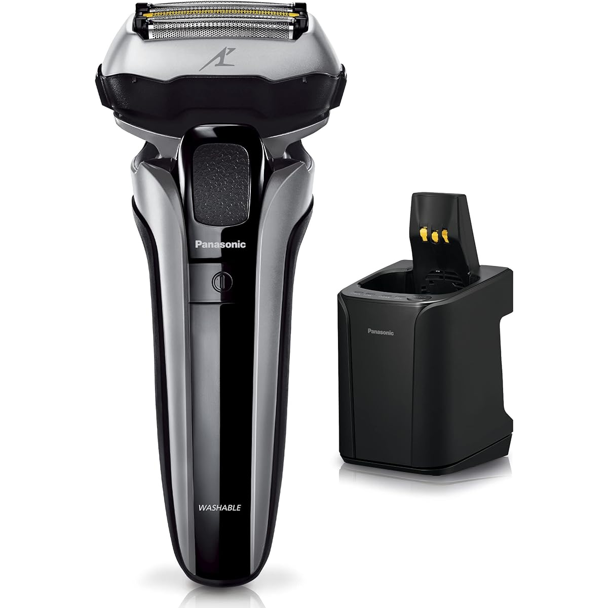 Panasonic Lamb Dash PRO Men's Shaver 5 Blades with Cleaner Silver ES-LV7H-S