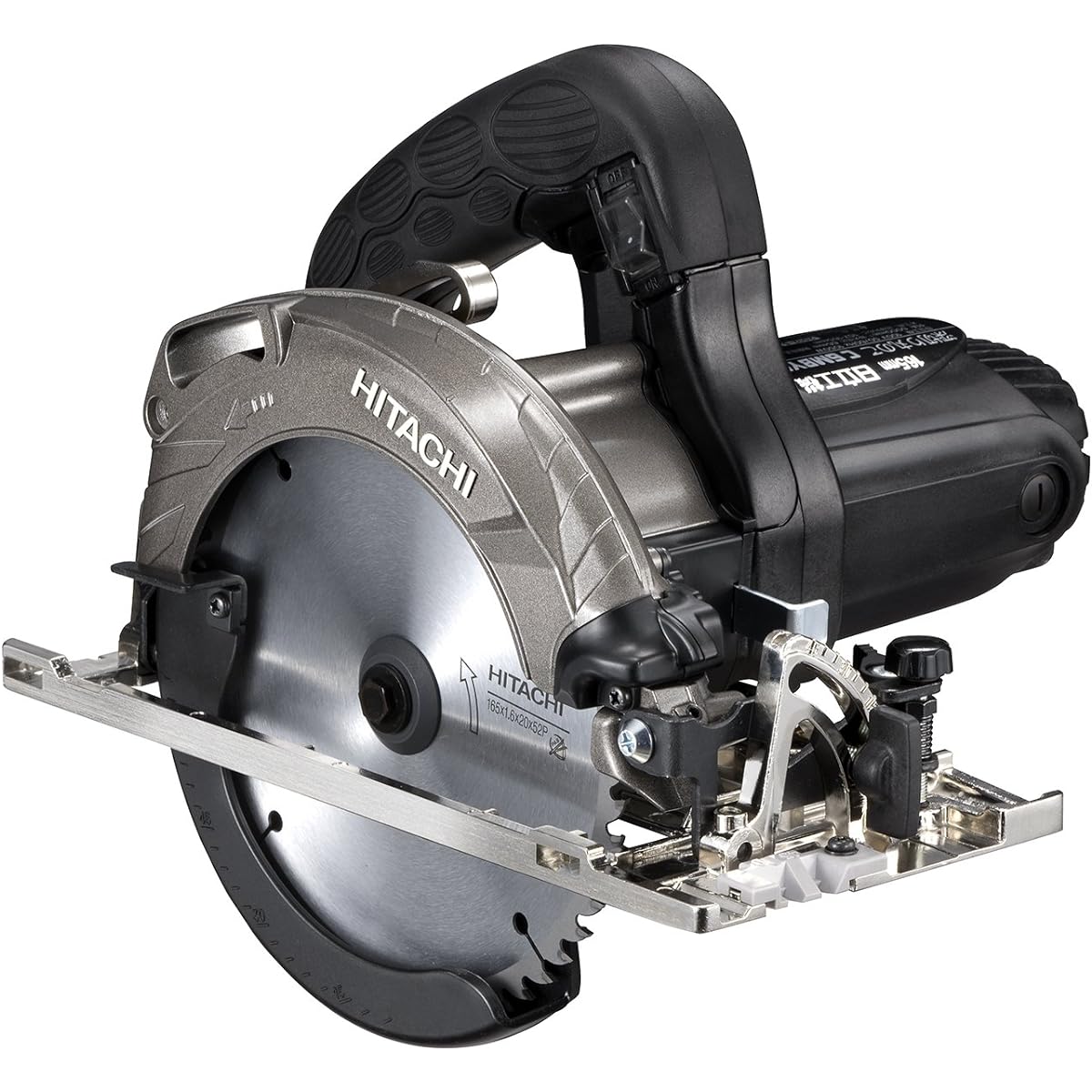 HiKOKI Deep Cutting Circular Saw Blade Diameter 165mm AC100V 1050W Cutting Depth Adjustment Mechanism LED Light, Chip Saw Included Black C6MBYA2