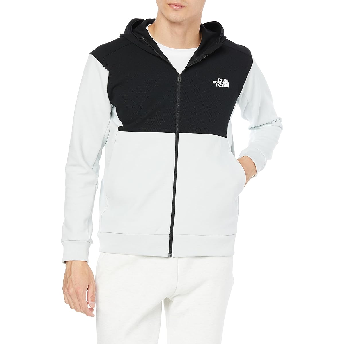 [The North Face] Ambition Hoody Men's Jersey Stretch Lightweight Tingray L