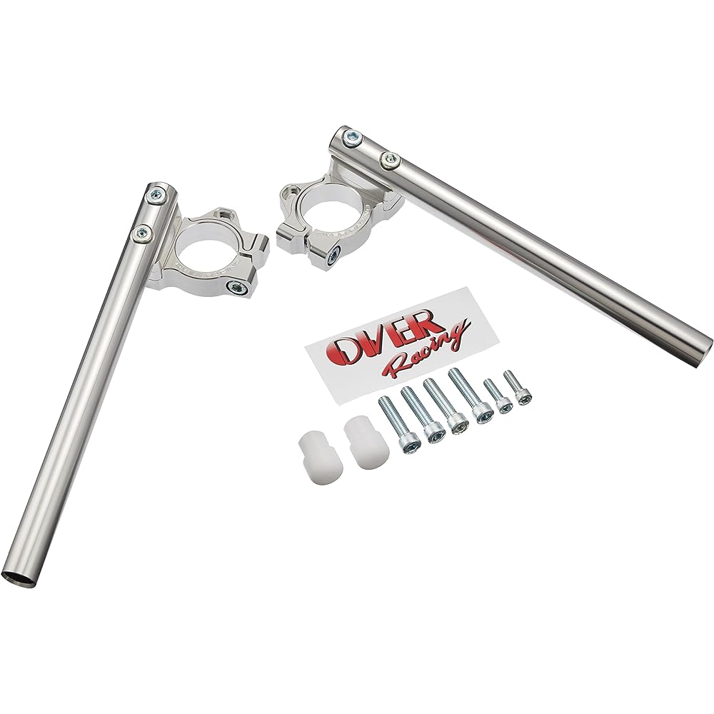 OVER RACING Sports Riding Handle Kit Silver Ninja400(18) 55-722-11