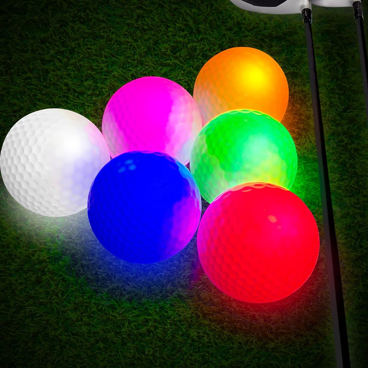 Glowing Golf Ball Night Golf Golf Practice Golf Practice Ball Night Golf Golf Equipment Home Night Glowing Golf Ball