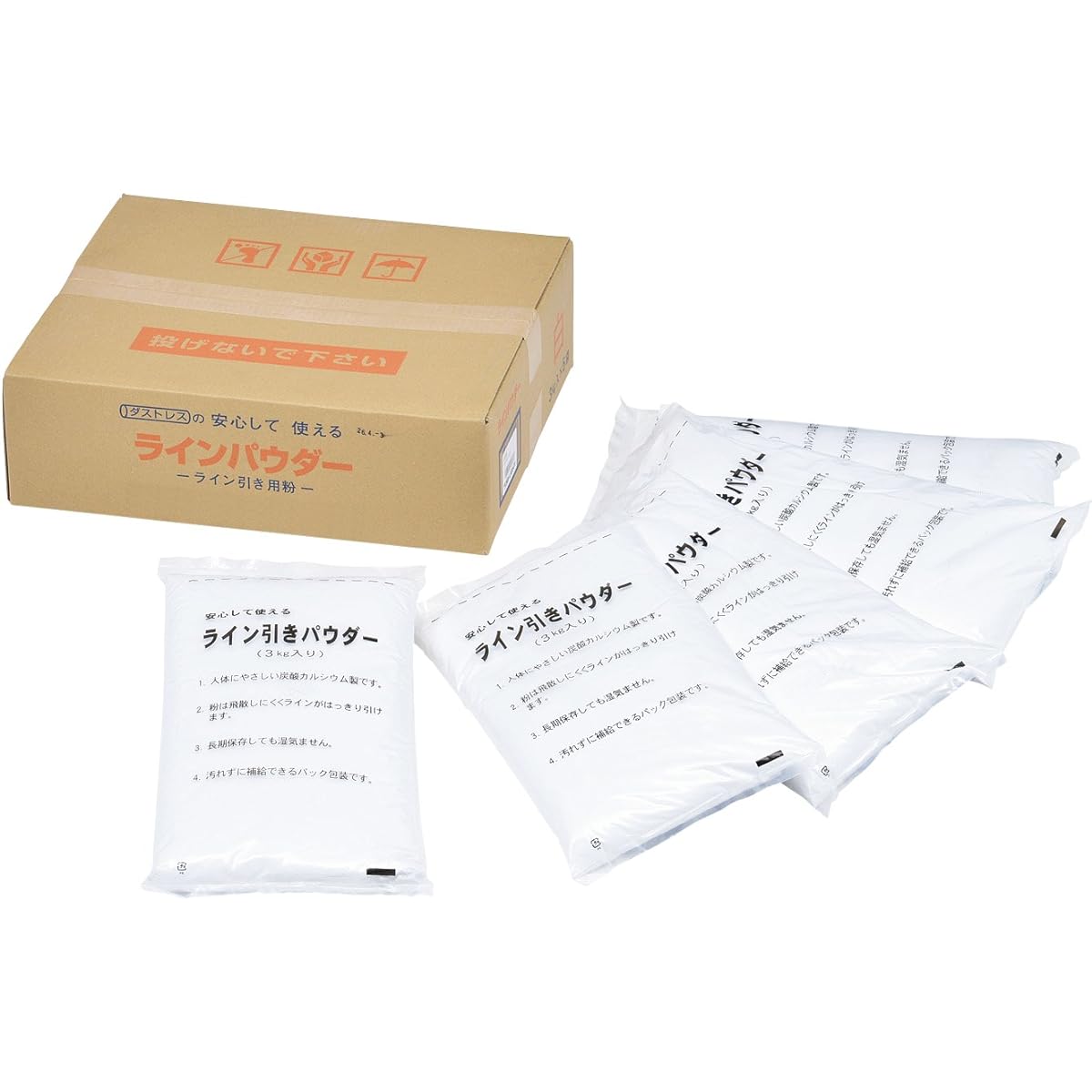 TOEI LIGHT Color Line Powder 15 Calcium carbonate 3kg x 5 bags Plastic pack