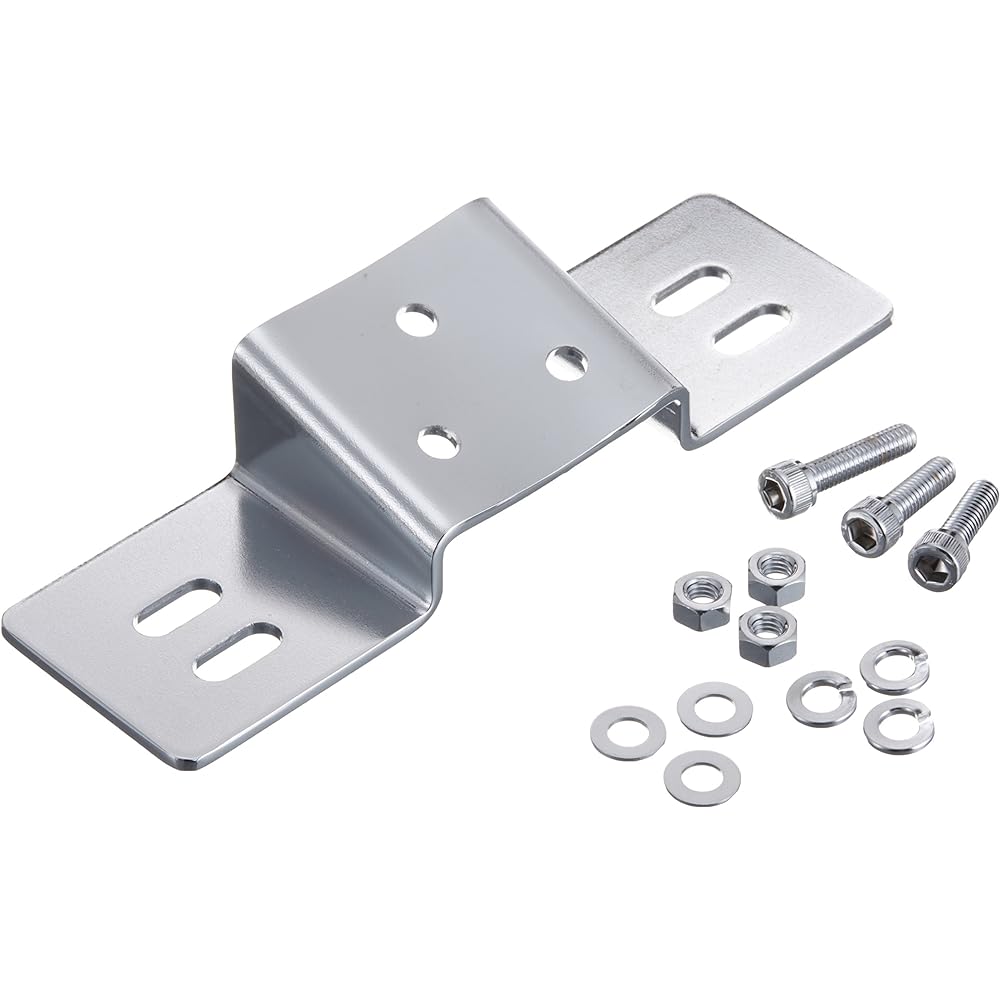 Kijima Motorcycle Bike Parts License Plate Laydown Bracket 3 Point Bolt Type Harley ('84-'15) Chrome HD-01453
