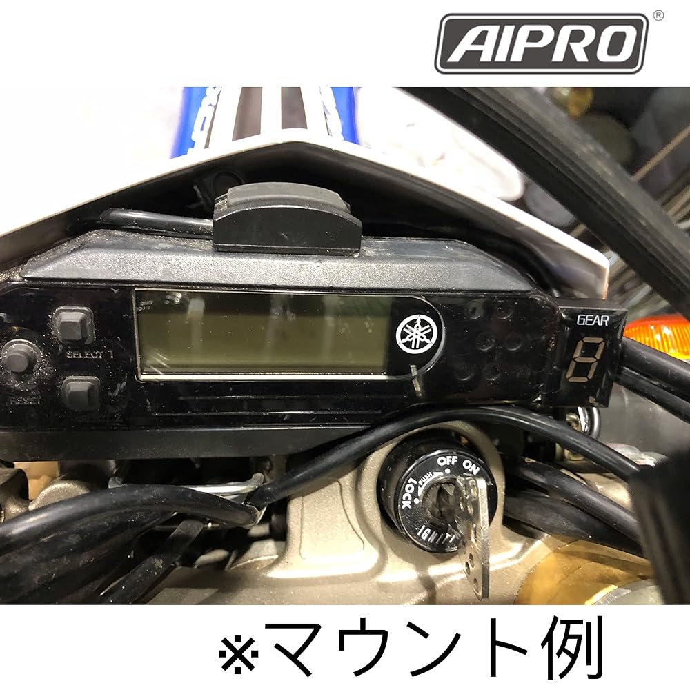 AIpro 3D7 DG15J/G363E Shift Indicator for Yamaha WR250R WR250 X 08-17, red