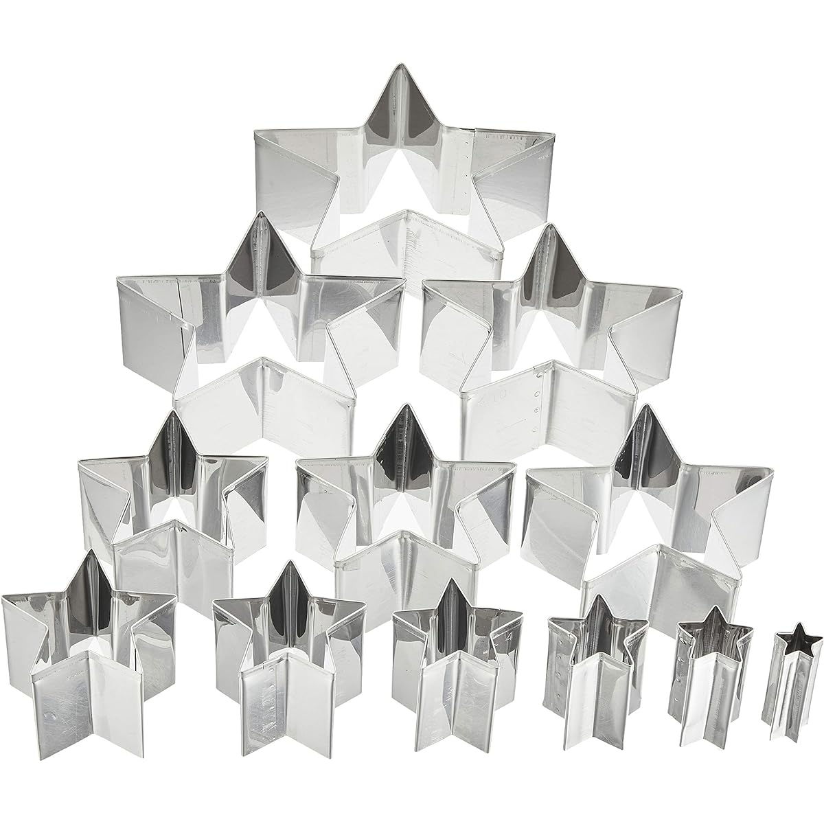 Endo Shoji Commercial Putty Pulling Set Star (No.1~12 Set) Stainless Steel Made in Japan BPT06