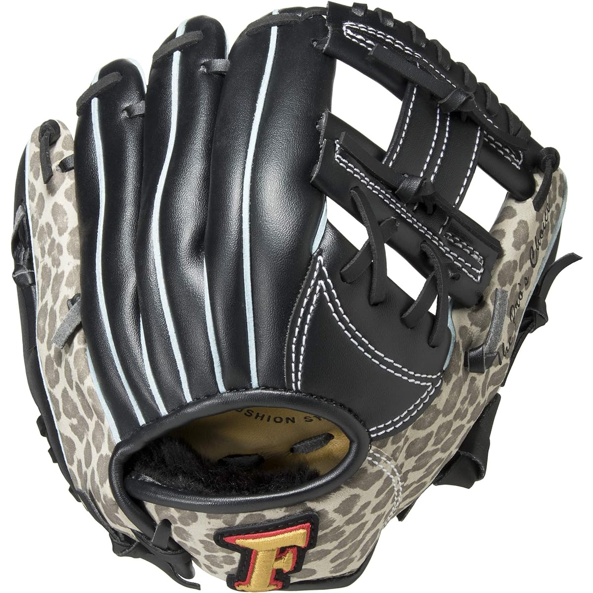 Falcon Soft Glove LH (Right Throwing) for Boys and Lower Grades FG-1288 Black x Animal S