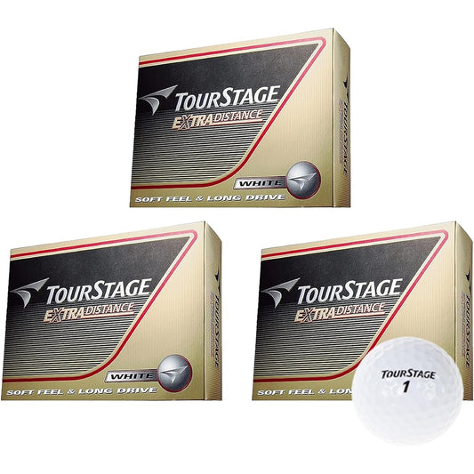 BRIDGESTONE Golf Balls Tour Stage Extra Distance White 3 Dozen (36 Balls)