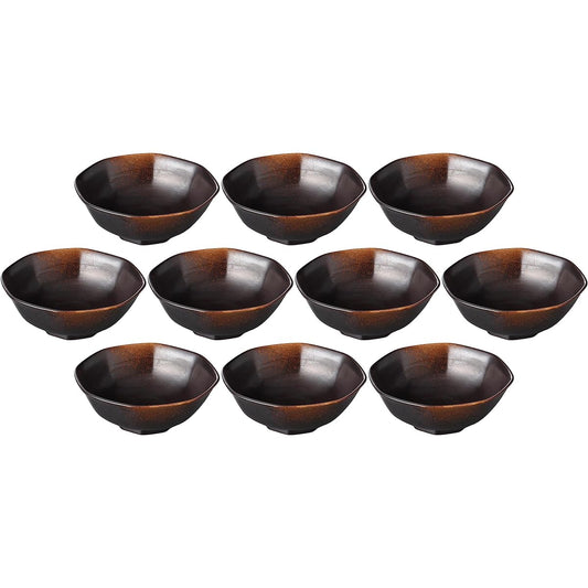 Set of 10 octagonal 4.0 inch bowls [12.2 x 12 x 4.5 cm] [Small bowl]
