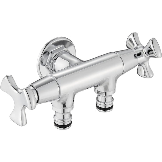 KAKUDAI garden double-mouth faucet 704-127-13