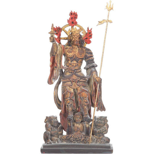 [Officially supervised by Toji Temple] Tamonten miniature Buddha statue [Kukai 21 three-dimensional mandalas commemorating the 1200th anniversary of the founding of the Shingon sect]