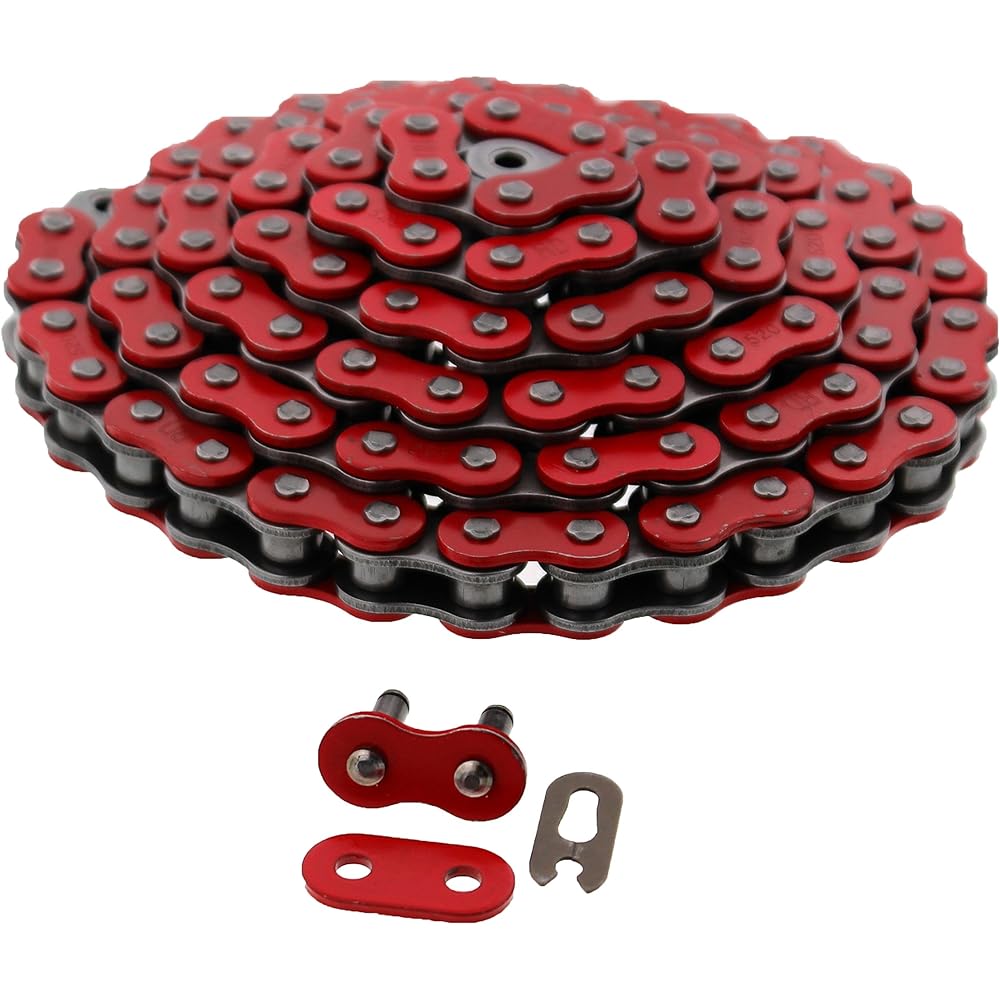 520-92L Red Non-Ring Chain Yamaha YFS200 200 200 Blaster ATV 1988-2006
