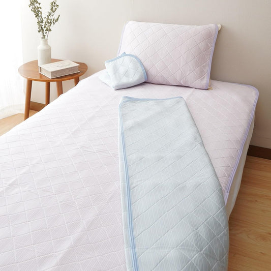[Otsu Corporation] Cooling pad using Icemax fabric Q-MAX0.343 Double Blue IMP4032-6