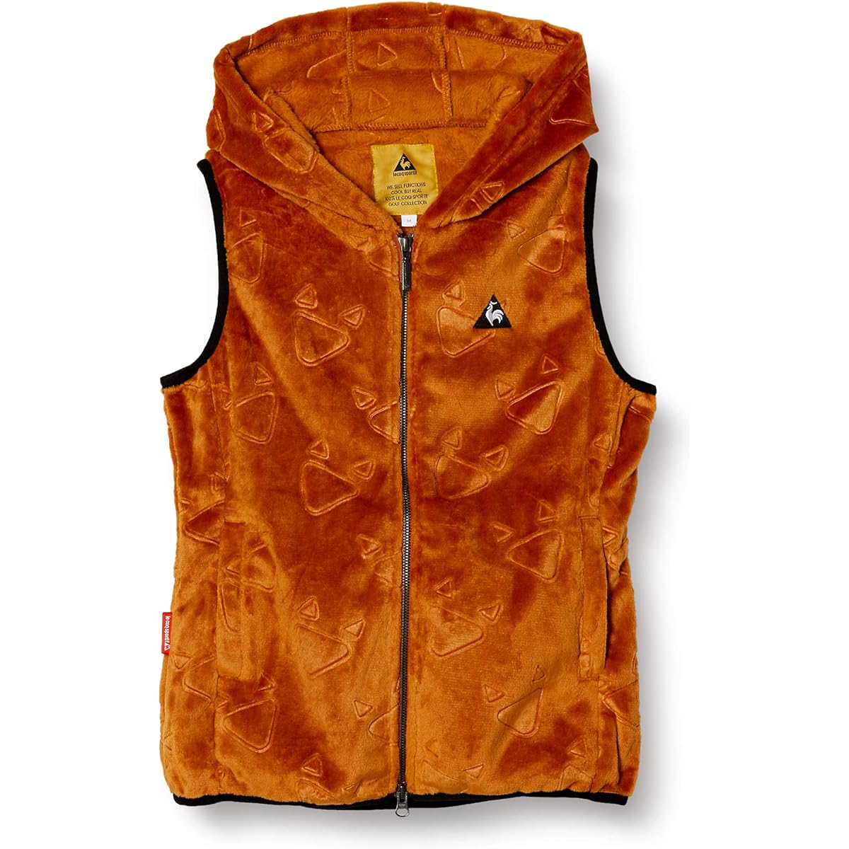 [Le Coq Sportif Golf] Outer Vest QGWMJK53 Women's Brown Japan M (equivalent to Japanese size M)